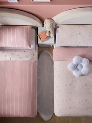 2 Pack Natural Hearts Duvet Cover and Pillowcase Set - Image 4 of 9