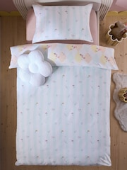 Unicorn Harlequin Printed Polycotton Duvet Cover and Pillowcase Bedding Set - Image 6 of 9