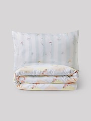 Unicorn Harlequin Printed Polycotton Duvet Cover and Pillowcase Bedding Set - Image 8 of 9
