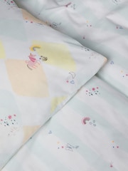 Unicorn Harlequin Printed Polycotton Duvet Cover and Pillowcase Bedding Set - Image 9 of 9