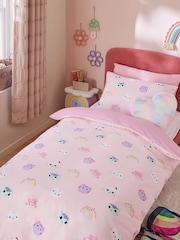 Постельный комплект с пододеяльником и наволочками с радугой Gabby's Dollhouse - Изображение 2 из 9