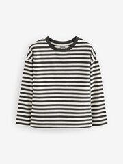Monochrome Long Sleeve 100% Cotton T-Shirts 3 Pack - Image 4 of 4