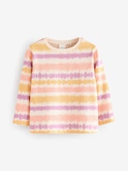 Multi Long Sleeve 100% Cotton Rainbow T-Shirts 2 Pack - Image 3 of 3