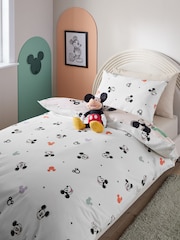 Natural Disney Mickey Mouse 100% Cotton Duvet Cover and Pillowcase Set - Image 2 of 9