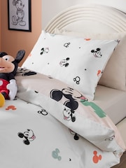 Natural Disney Mickey Mouse 100% Cotton Duvet Cover and Pillowcase Set - Image 6 of 9