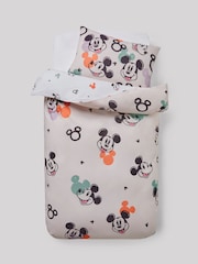 Natural Disney Mickey Mouse 100% Cotton Duvet Cover and Pillowcase Set - Image 7 of 9