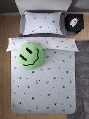 Spaceships Supersoft 100% Cotton Percale 200 Thread Count Duvet Cover and Pillow Case Set - Image 4 of 9