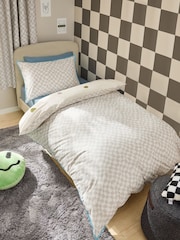 Tufted Faces Duvet Cover and Pillowcase Set - Image 2 of 9