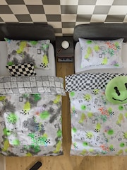 2 Pack Neon Graffiti Duvet Cover and Pillowcases Set - Image 3 of 8