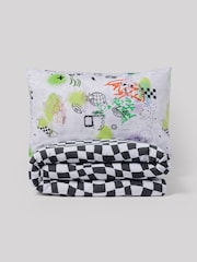 2 Pack Neon Graffiti Duvet Cover and Pillowcases Set - Image 7 of 8