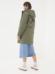 FatFace Mira Green Multiway Parka - Image 2 of 7