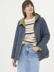 FatFace Mira Green Multiway Parka - Image 3 of 7