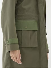 FatFace Mira Green Multiway Parka - Image 6 of 7