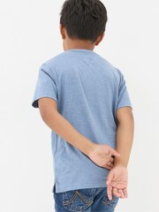 FatFace Blue Bike Stripe T-Shirt - Image 2 of 5