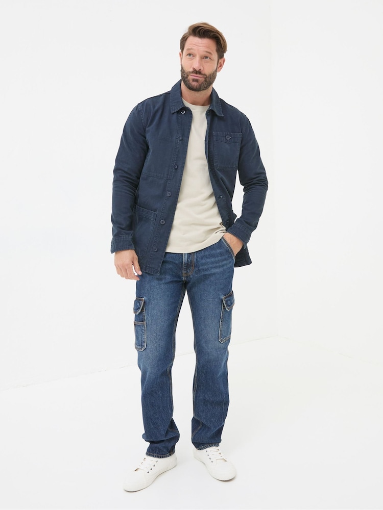 أزرق نيلي - FatFace Cargo Jeans - صورة 1 من 6 أزرق نيلي - FatFace Cargo Jeans - صورة 1 من 6
