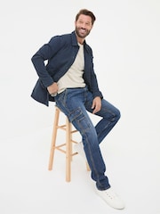 Indigo modra - FatFace Cargo Jeans - Slika 3 iz 6