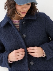 FatFace Mae Blue Short Jacket - Image 3 of 5