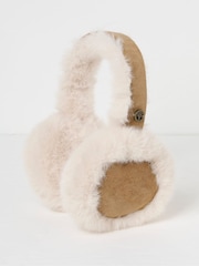 FatFace Brown Fluffy Earmuffs - Image 3 of 4