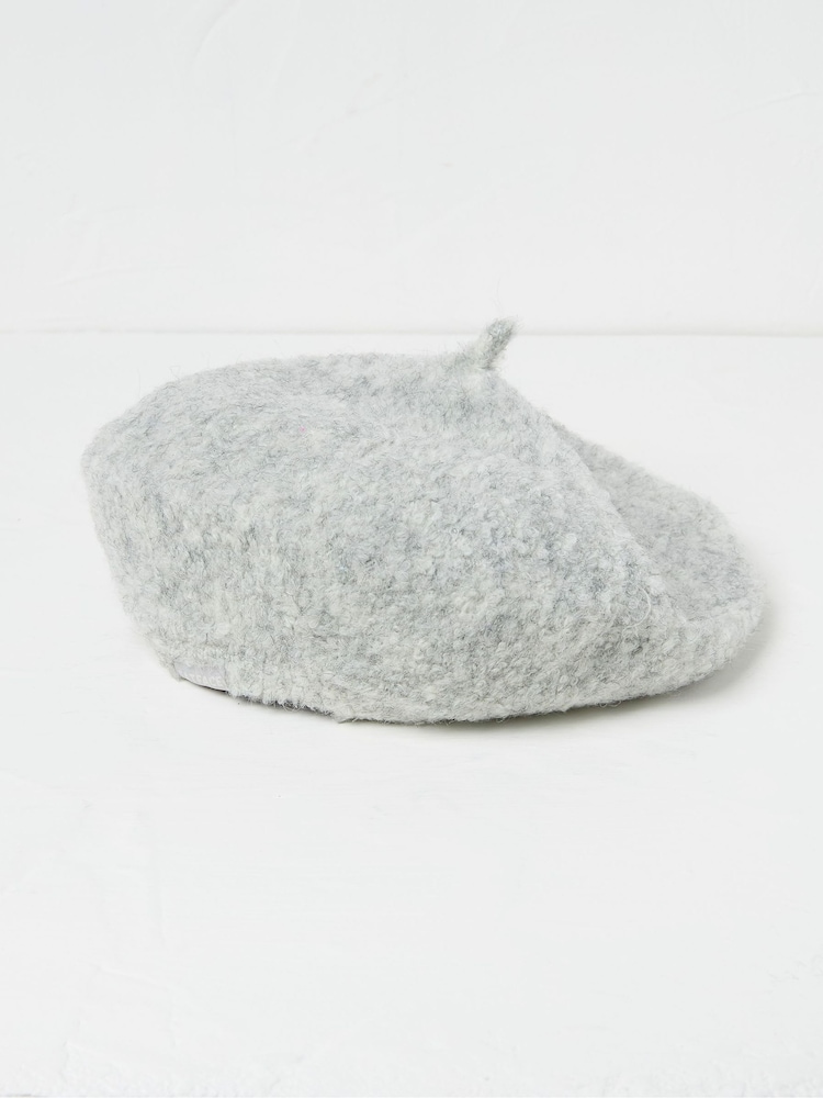 FatFace Beret Grey Hat - Image 1 of 2