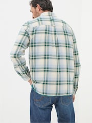 FatFace Green Long Sleeve Tyburn Check Shirt - Image 2 of 5