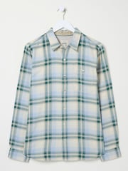 FatFace Green Long Sleeve Tyburn Check Shirt - Image 5 of 5
