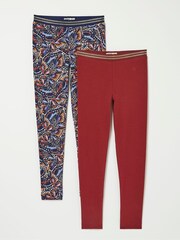 FatFace Blue 2 Pack Butterfly Legging - Image 1 of 7