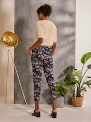 FatFace Isobel Blue Isobel Jacquard Trouser - Image 2 of 6