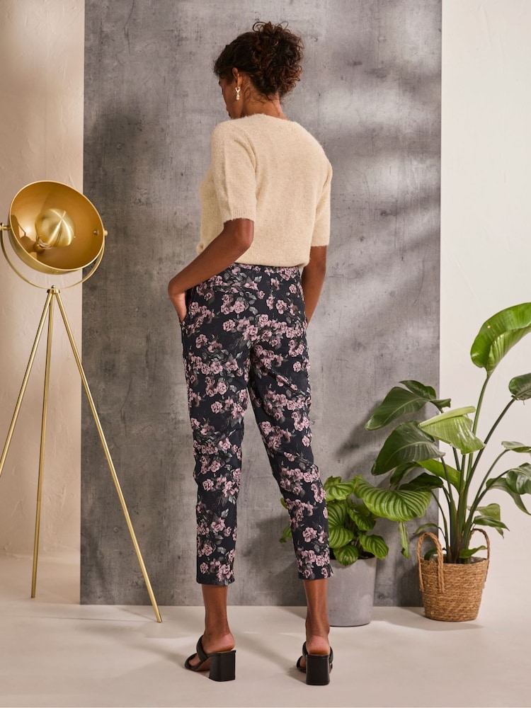 FatFace Isobel Blue Isobel Jacquard Trouser - Image 2 of 6