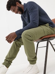 Зеленый - FatFace Cuffed Cargo Trousers - Image 4 of 7