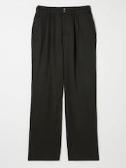 FatFace Black Ginger Wide Leg Drape Trousers - Image 6 of 6