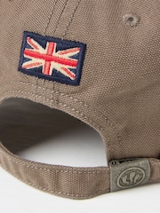 FatFace Brown 100% Cotton Canvas Baseball Cap - Image 2 of 2