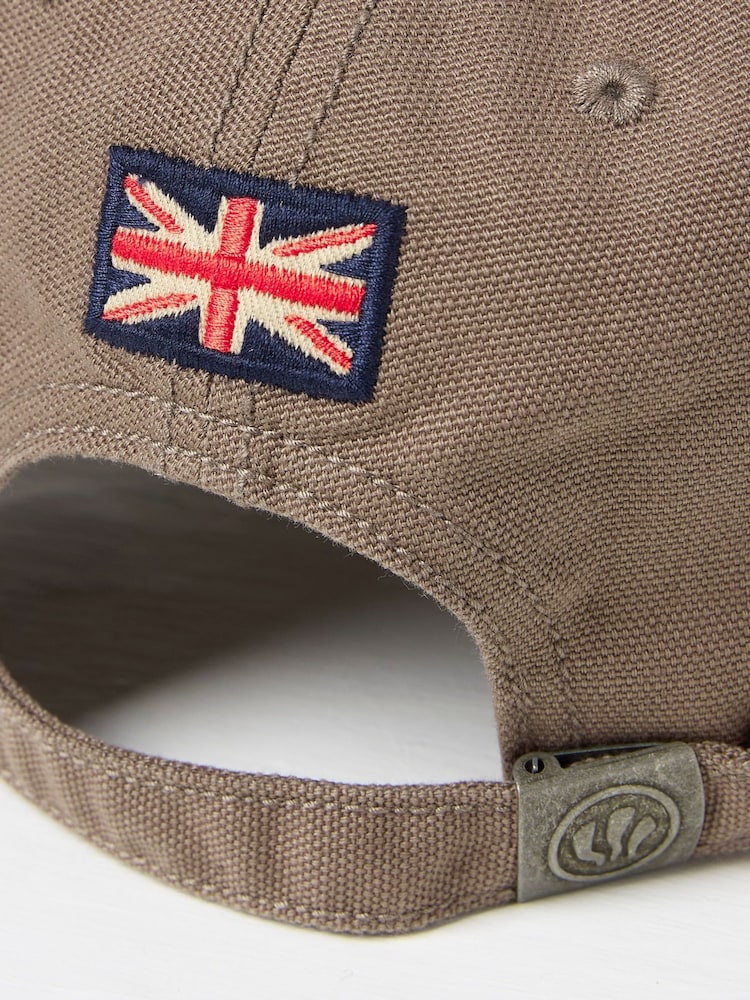FatFace Brown 100% Cotton Canvas Baseball Cap - Image 2 of 2
