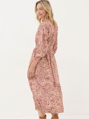 FatFace Estelle Pink Wild Paisley Midi Dress - Image 2 of 5