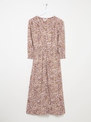 FatFace Estelle Pink Wild Paisley Midi Dress - Image 5 of 5