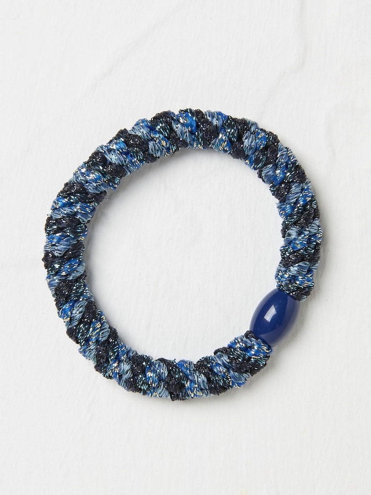 FatFace Navy Blue Twist Hair Tie - Image 1 of 2