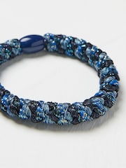 FatFace Navy Blue Twist Hair Tie - Image 2 of 2