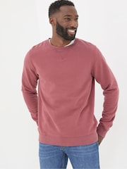 FatFace Brooke Pink Crew Neck Sweatshirt - Image 1 of 6