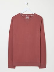 FatFace Brooke Pink Crew Neck Sweatshirt - Image 6 of 6