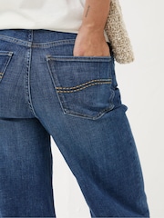 FatFace Welling Blue Wide Leg Jeans - Image 6 of 6