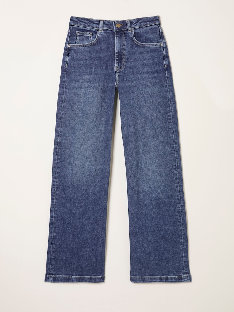 Blau - FatFace – Jeans mit weitem Bein - Bild 9 von 9
