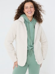FatFace Violet Natural Fleece Jacket - Image 1 of 6