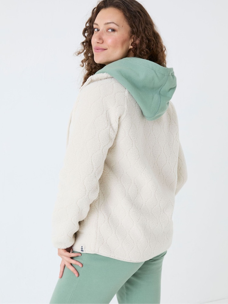 FatFace Violet Natural Fleece Jacket - Image 2 of 6