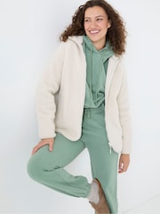 FatFace Violet Natural Fleece Jacket - Image 3 of 6