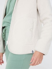 FatFace Violet Natural Fleece Jacket - Image 5 of 6
