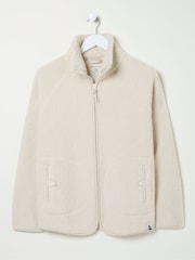 FatFace Violet Natural Fleece Jacket - Image 6 of 6