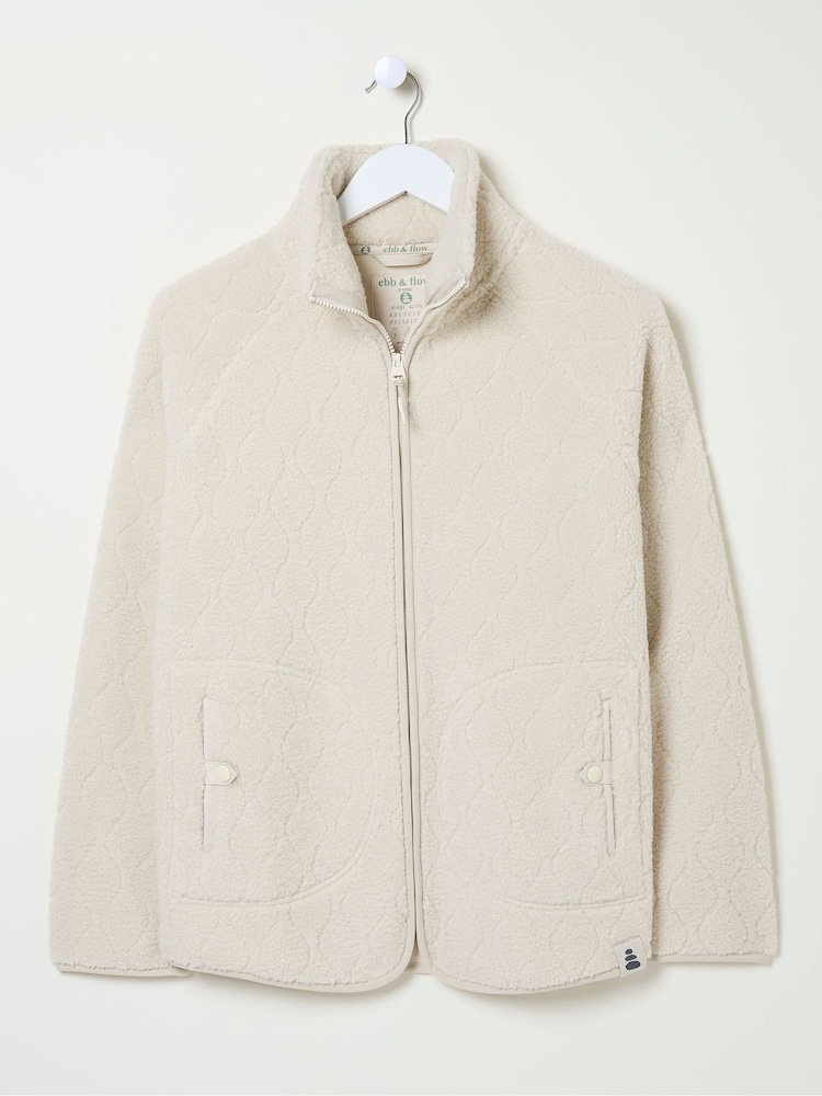 FatFace Violet Natural Fleece Jacket - Image 6 of 6 FatFace Violet Natural Fleece Jacket - Image 6 of 6