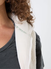 FatFace Estelle Natural Fleece Gilet - Image 5 of 6