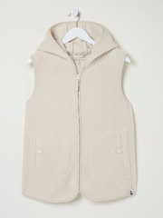 FatFace Estelle Natural Fleece Gilet - Image 6 of 6