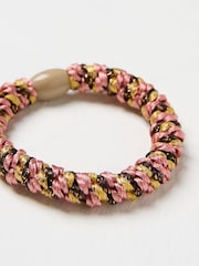 FatFace Pink Twist Hair Tie - Image 2 of 2