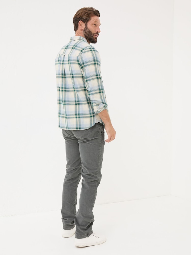 FatFace Grey Straight Cord Trousers - Image 2 of 5